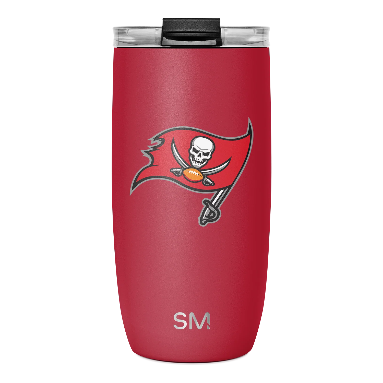 Simple Modern NFL Voyager Tumbler with Clear Flip Lid & Straw - 16oz Tampa Bay Buccaneers