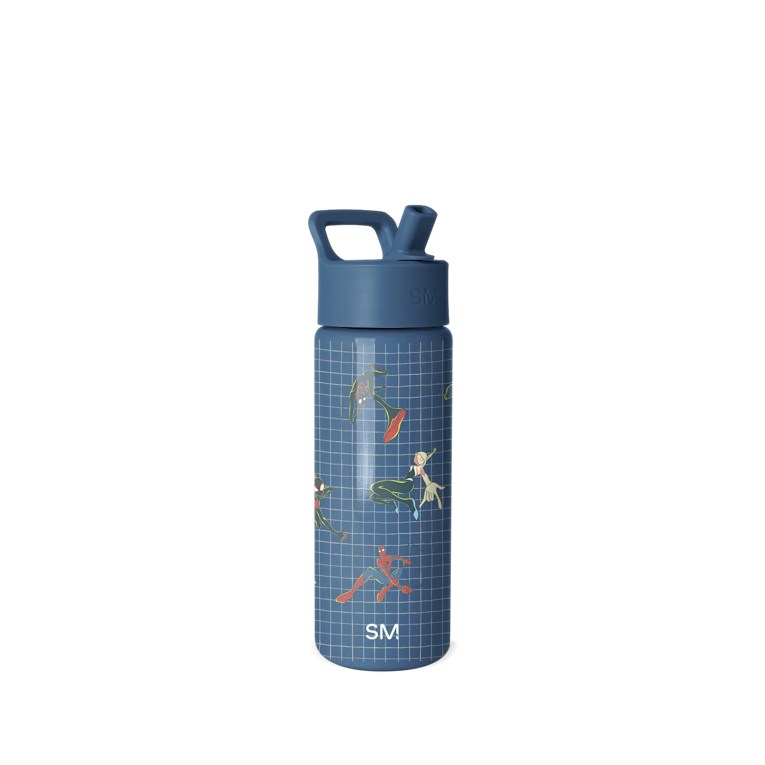 Simple Modern Summit Kids Water Bottle with Straw Lid - 18oz Spiderman Friends