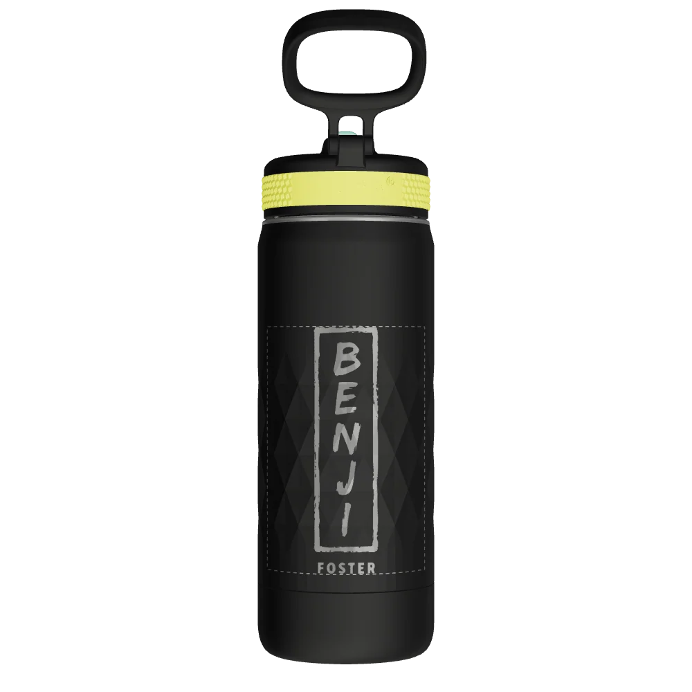 Takeya Kids Sport Water Bottle With Straw Lid - 18oz Night Glow - Model 51893-TAKEYA-KIDS-SPORT-WATER-BOTTLE-WITH-STRAW-LID-CUSTOMIZED-38-18OZ-NIGHT-GLOW