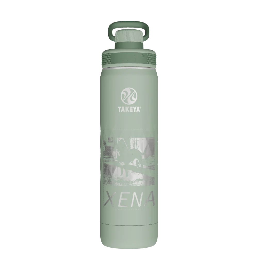 Takeya Sport Water Bottle - 22oz Eucalyptus Spout - Model 51318-TAKEYA-SPORT-WATER-BOTTLE-CUSTOMIZED-112-22OZ-EUCALYPTUS-SPOUT