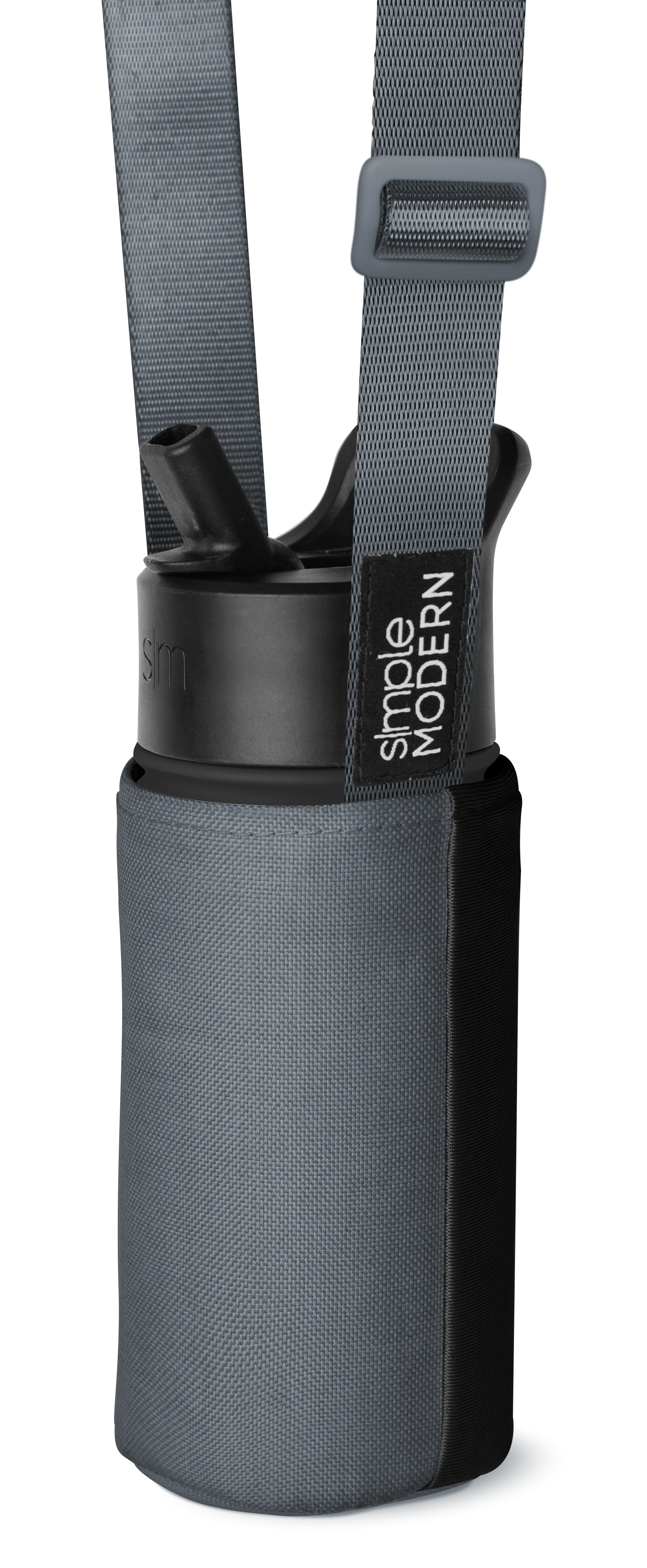 Simple Modern Adventure Water Bottle Sling - Kids - Slate