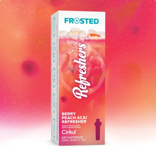 Cirkul Frosted Berry Peach Acai Refresher - Model 1PKFREFBPACAI