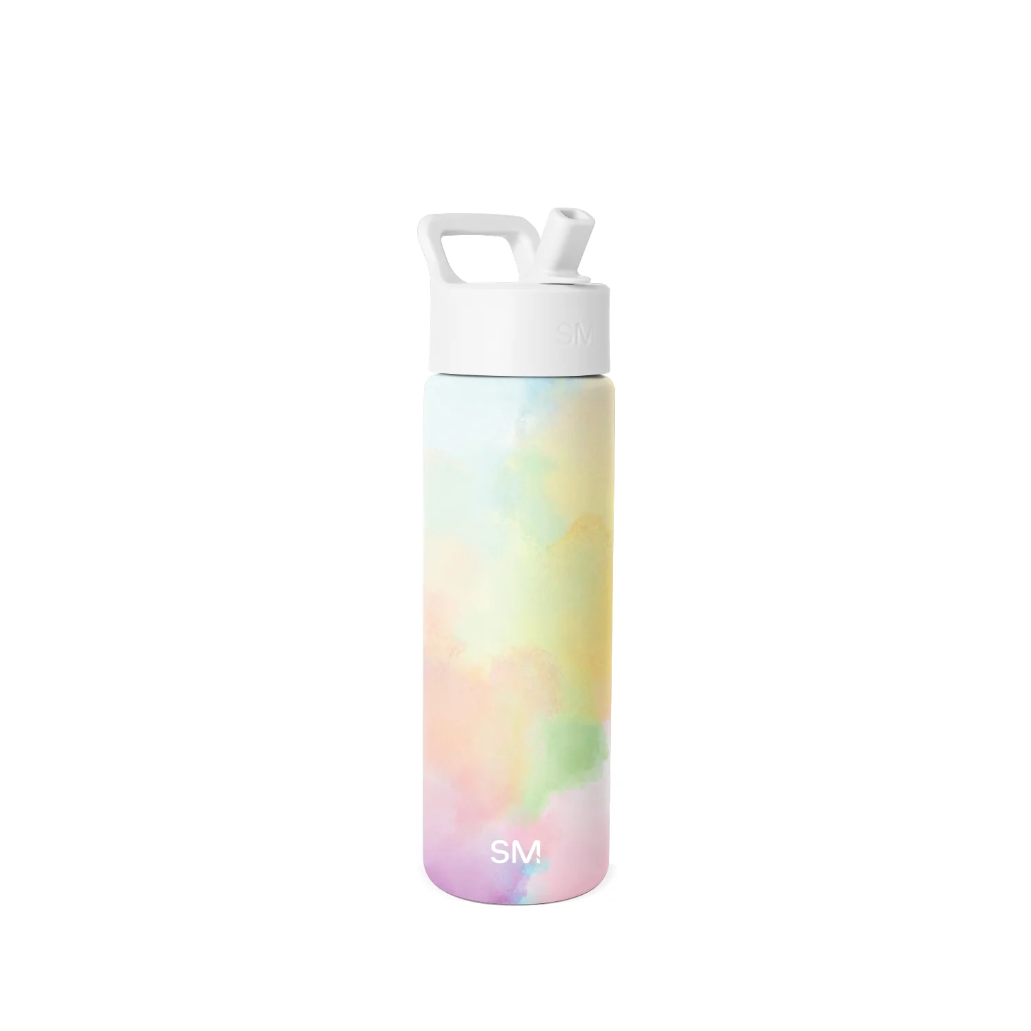 Simple Modern Summit Water Bottle with Straw Lid - 22oz Cotton Candy Tie Dye