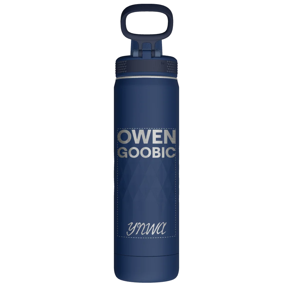 Takeya Sport Water Bottle - 22oz Indigo Spout - Model 51316-TAKEYA-SPORT-WATER-BOTTLE-CUSTOMIZED-37-22OZ-INDIGO-SPOUT