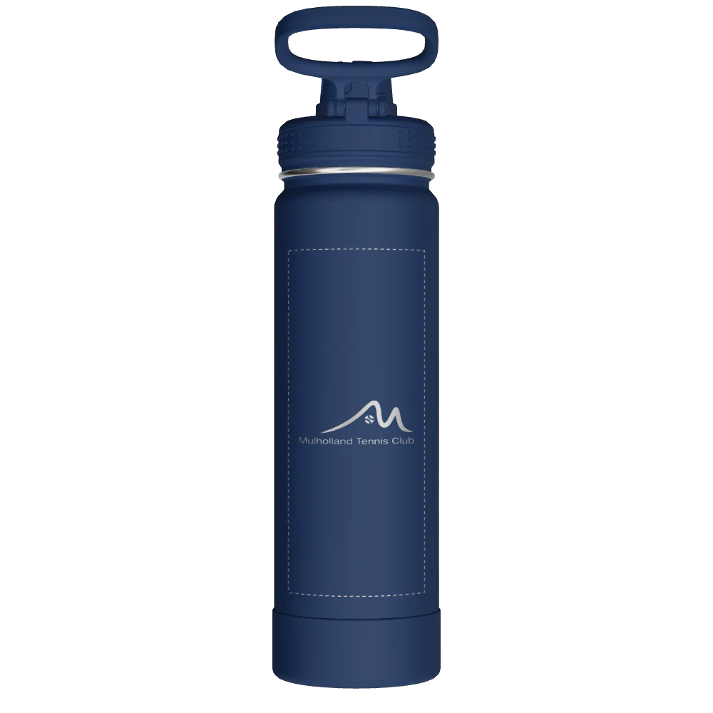 Takeya Actives Water Bottle With Spout Lid - 22oz Midnight - Model 50297-TAKEYA-ACTIVES-WATER-BOTTLE-WITH-SPOUT-LID-CUSTOMIZED-136-22OZ-MIDNIGHT