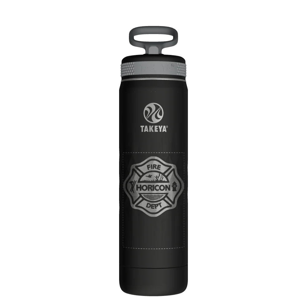 Takeya Sport Water Bottle - 22oz Obsidian Straw - Model 51323-TAKEYA-SPORT-WATER-BOTTLE-CUSTOMIZED-382-22OZ-OBSIDIAN-STRAW