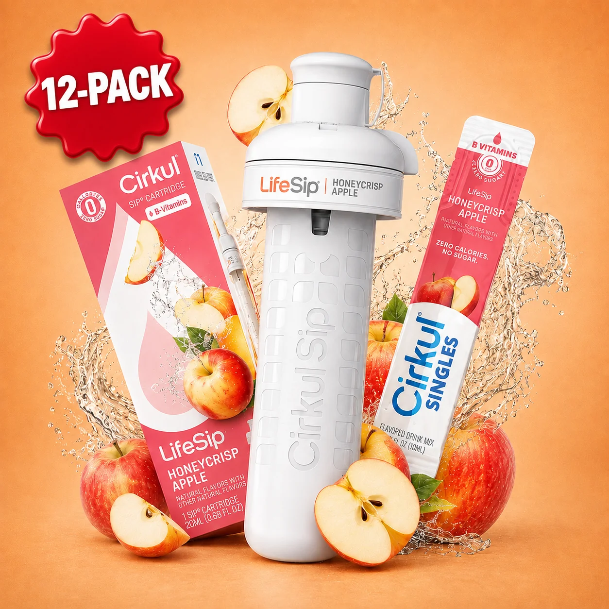 Cirkul 12 Pack LifeSip Honeycrisp Apple