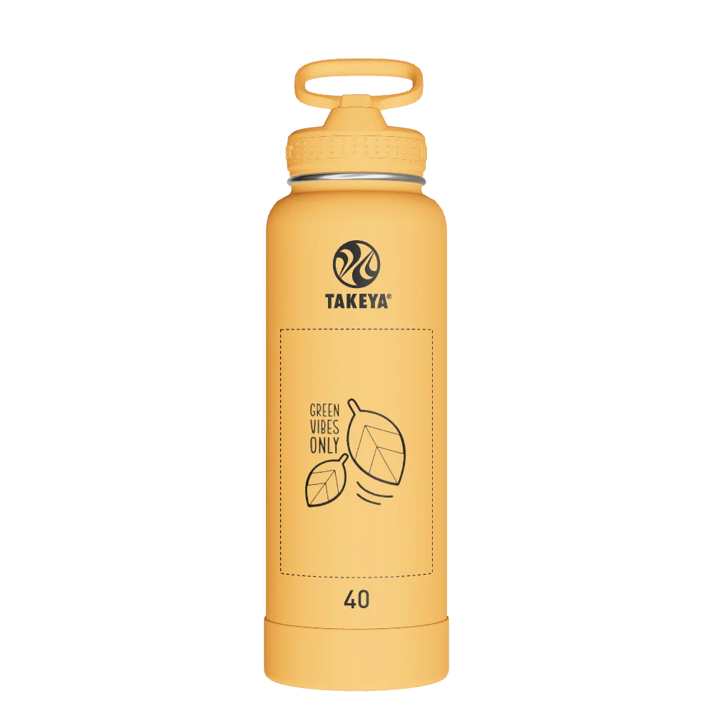 Takeya Actives Water Bottle With Straw Lid - 40oz Honeycomb