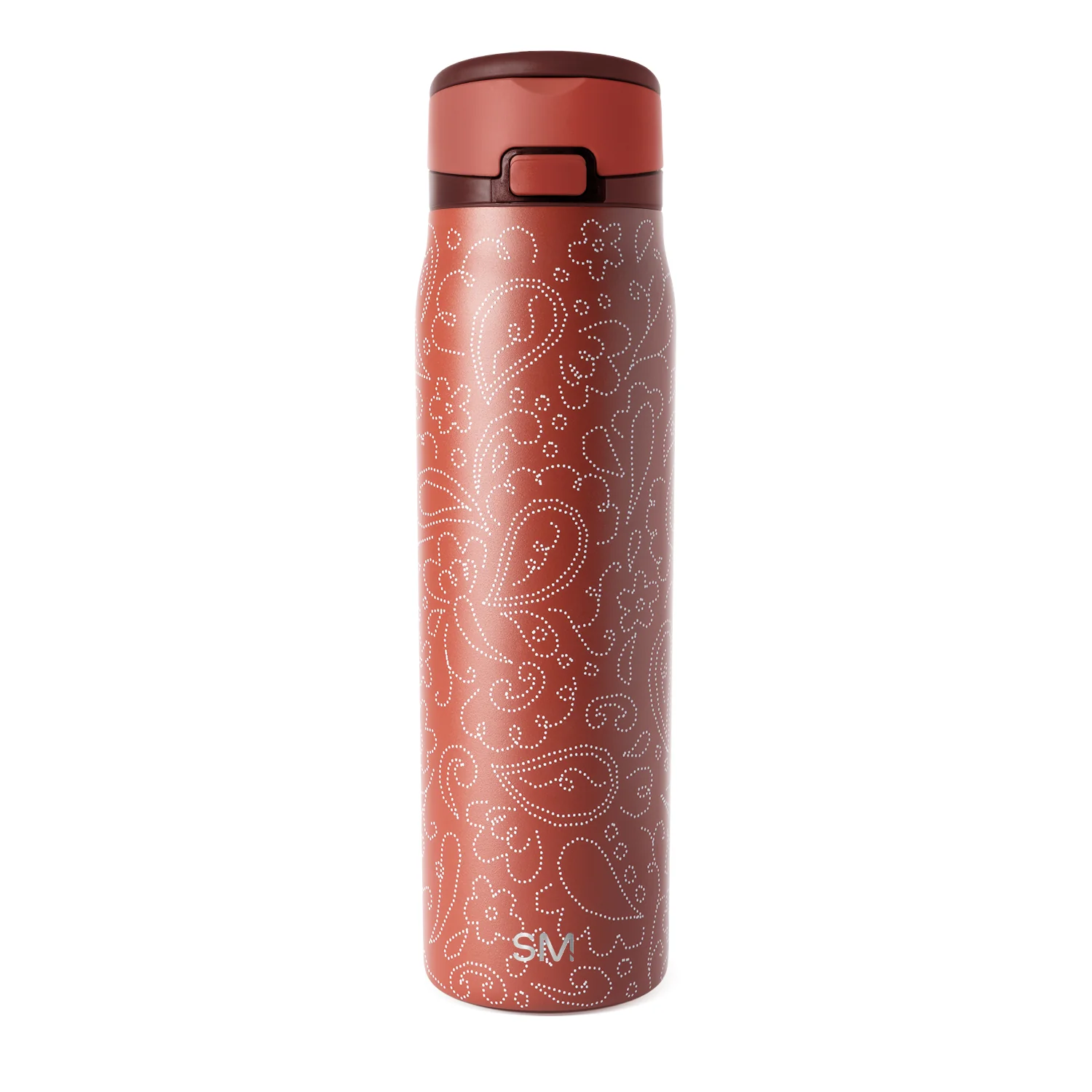 Simple Modern Mesa Loop with Covered Straw - 30oz Boho Paisley