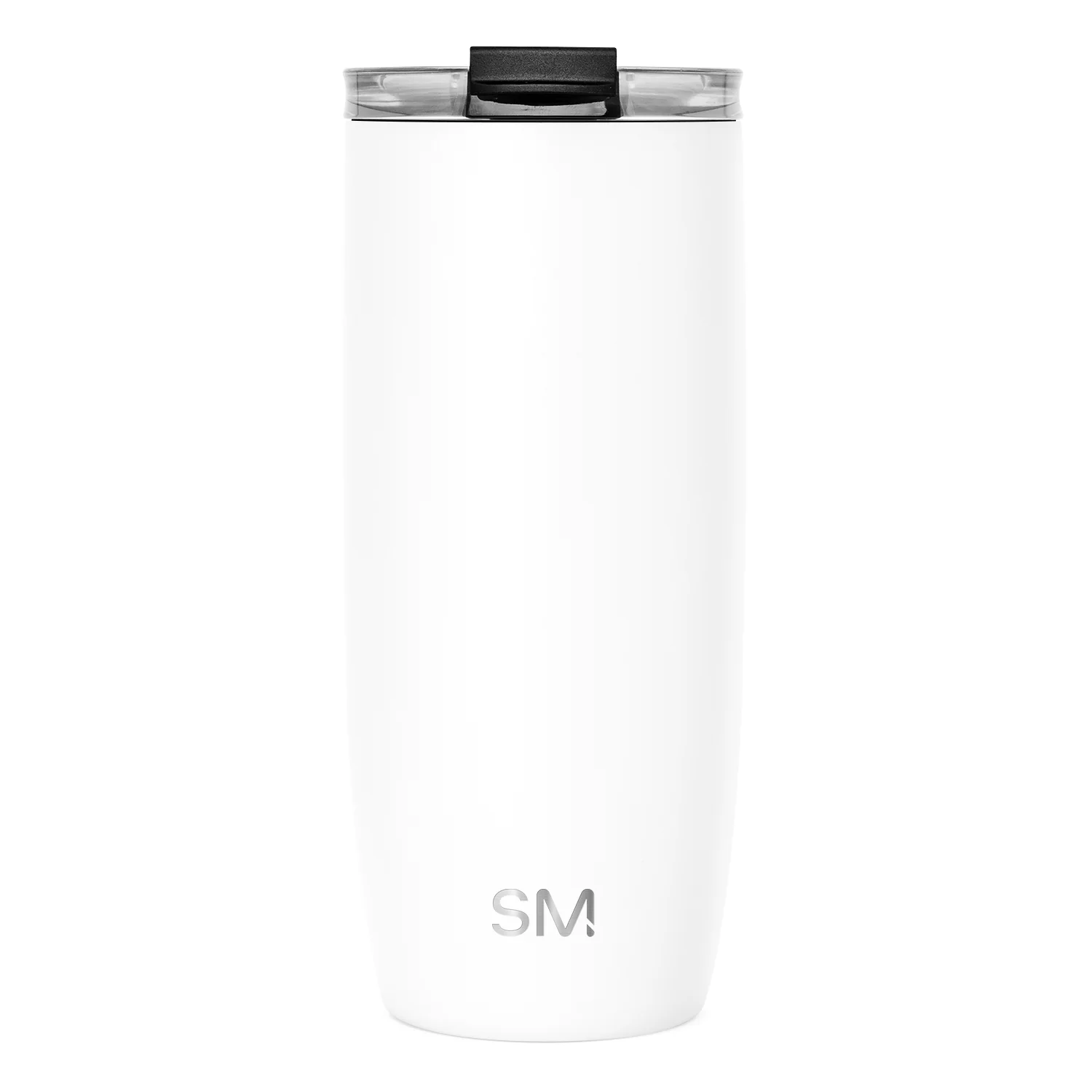 Simple Modern Voyager Tumbler with Clear Flip Lid & Straw - 20oz Winter White