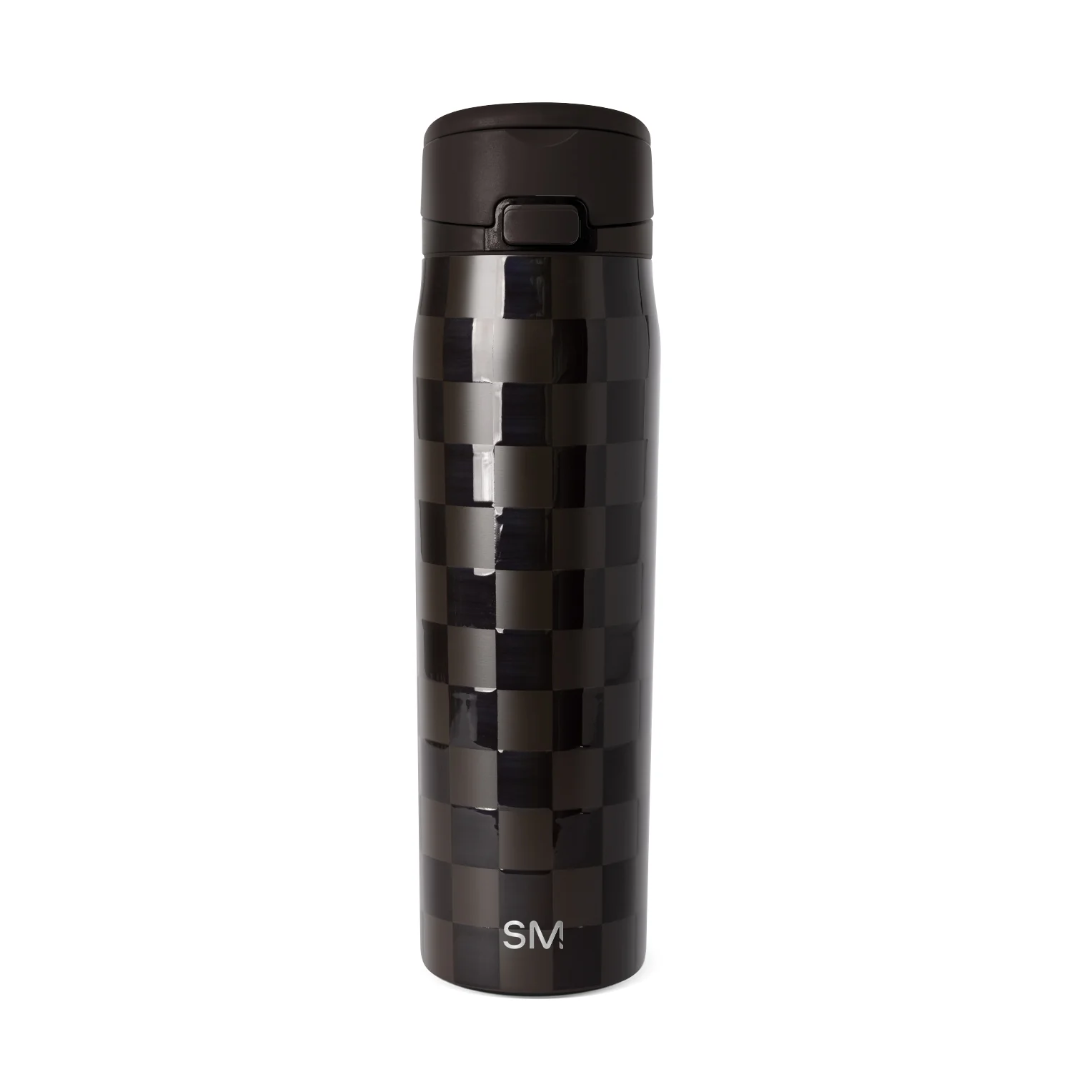Simple Modern Mesa Loop with Covered Straw - 24oz Espresso Checkmate