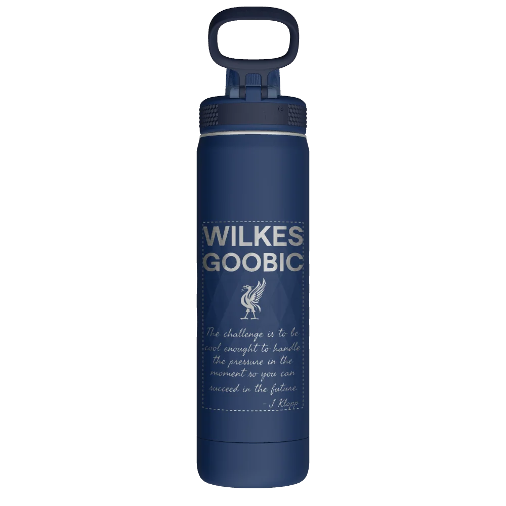 Takeya Sport Water Bottle - 22oz Indigo Spout - Model 51316-TAKEYA-SPORT-WATER-BOTTLE-CUSTOMIZED-40-22OZ-INDIGO-SPOUT