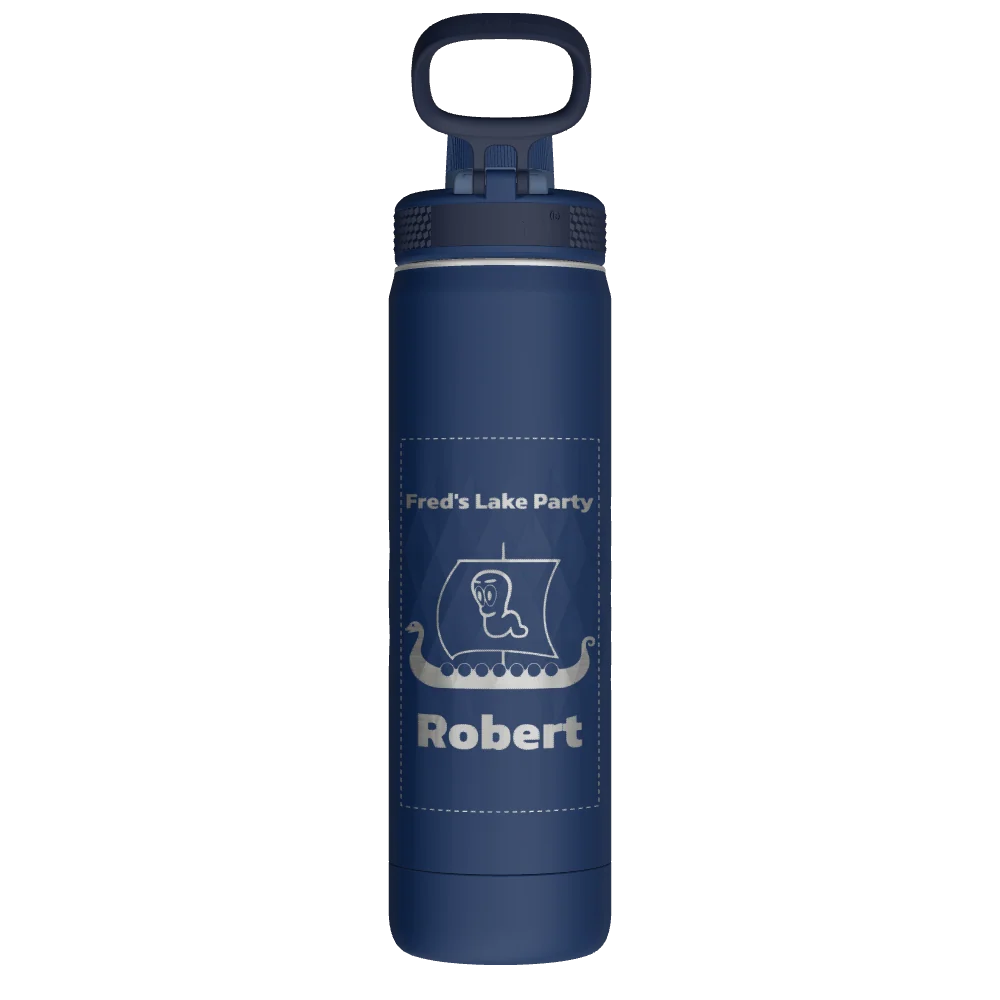 Takeya Sport Water Bottle - 22oz Indigo Spout - Model 51316-TAKEYA-SPORT-WATER-BOTTLE-CUSTOMIZED-218-22OZ-INDIGO-SPOUT