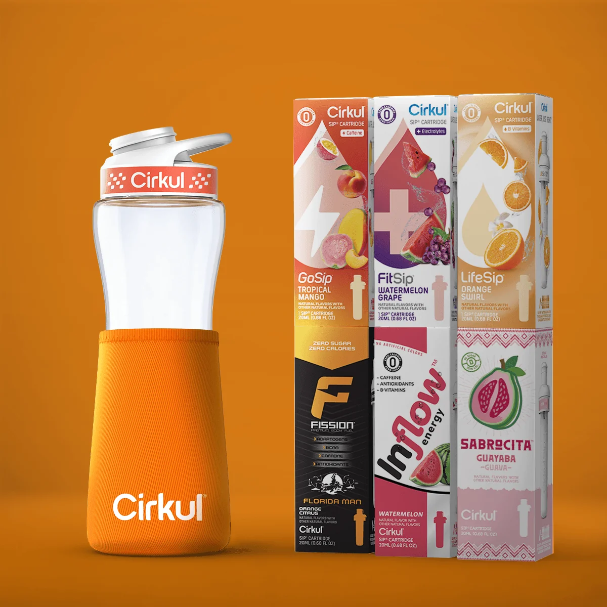 Cirkul Orange National Hydration Day Kit