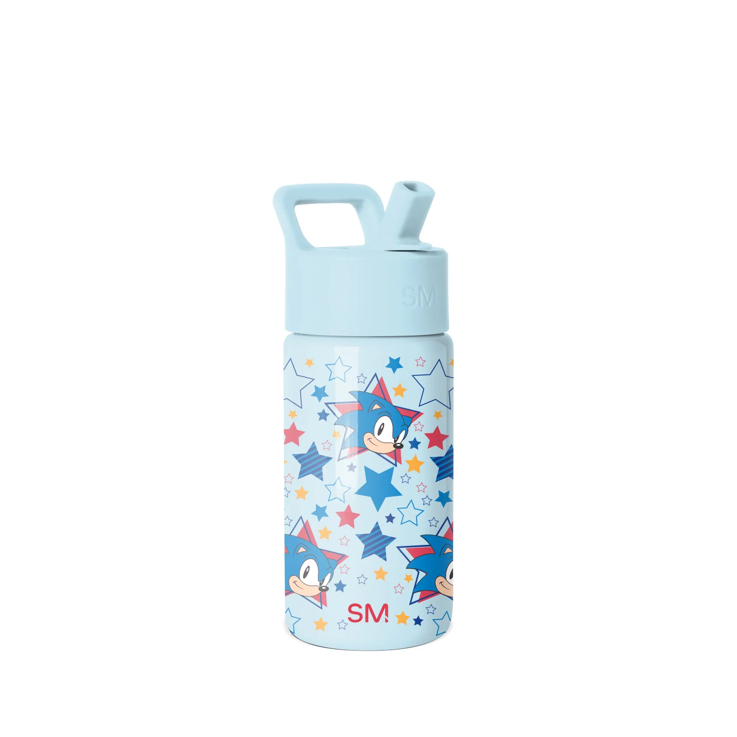 Simple Modern Summit Kids Water Bottle with Straw Lid - 14oz Sonic Stars