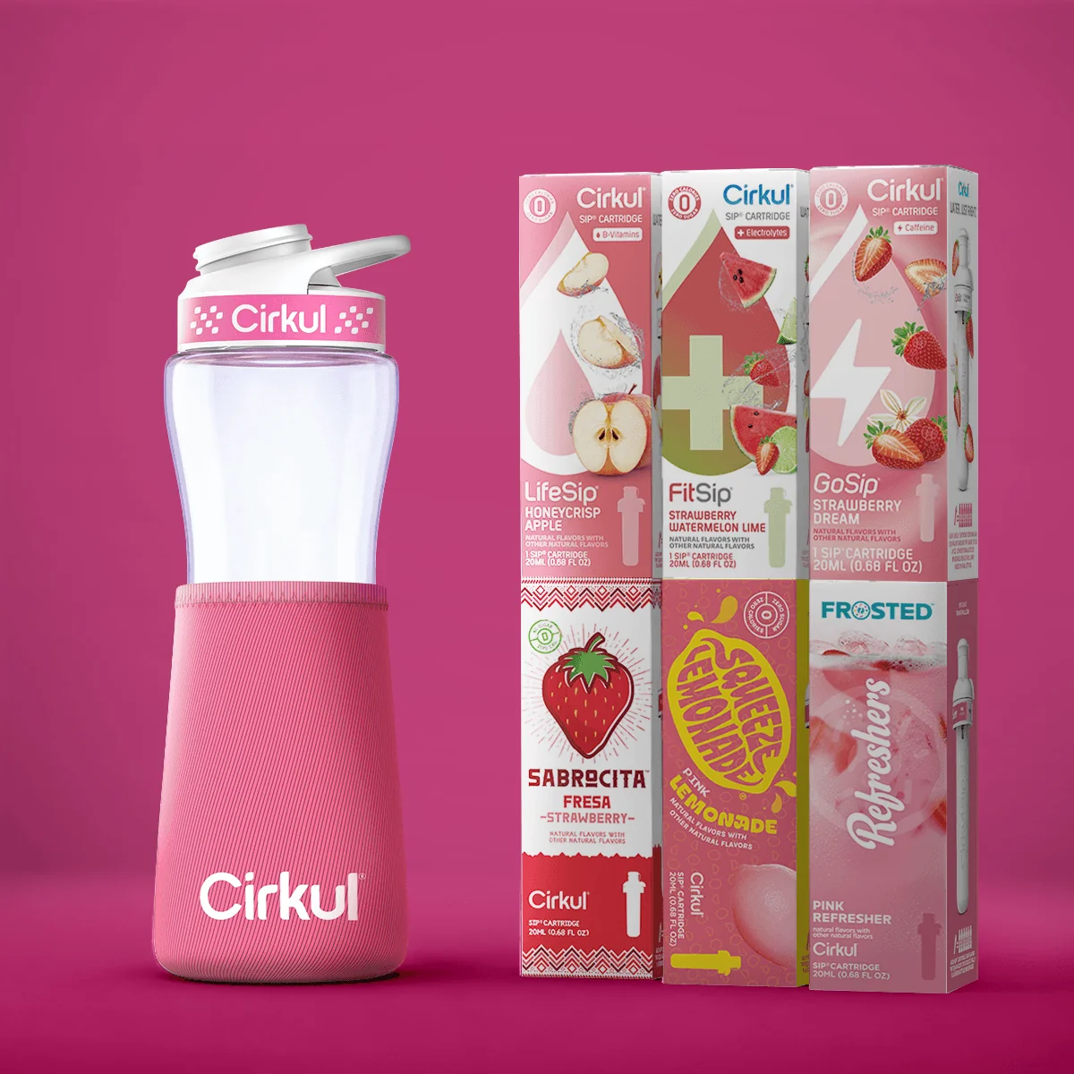 Cirkul Pink National Hydration Day Kit