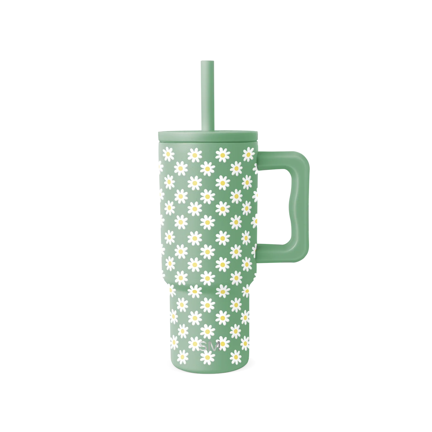 Simple Modern Trek Kids Tumbler with Silicone Straw Lid - 24oz Sage Florals
