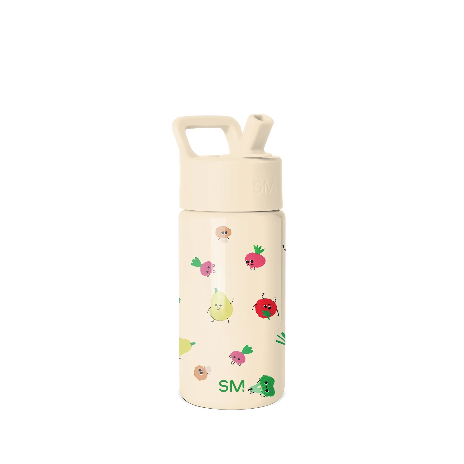 Simple Modern Summit Kids Water Bottle with Straw Lid - 14oz Veggie Garden