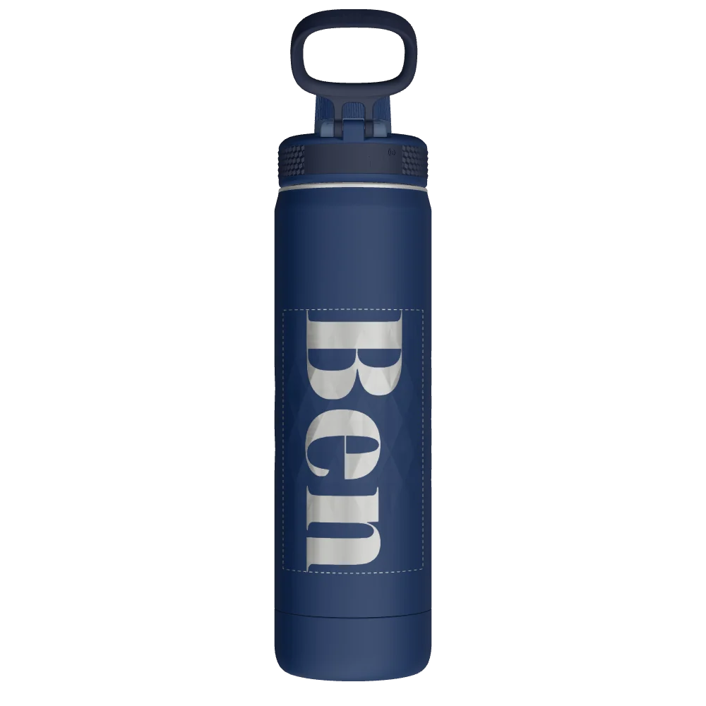 Takeya Sport Water Bottle - 22oz Indigo Spout - Model 51316-TAKEYA-SPORT-WATER-BOTTLE-CUSTOMIZED-142-22OZ-INDIGO-SPOUT