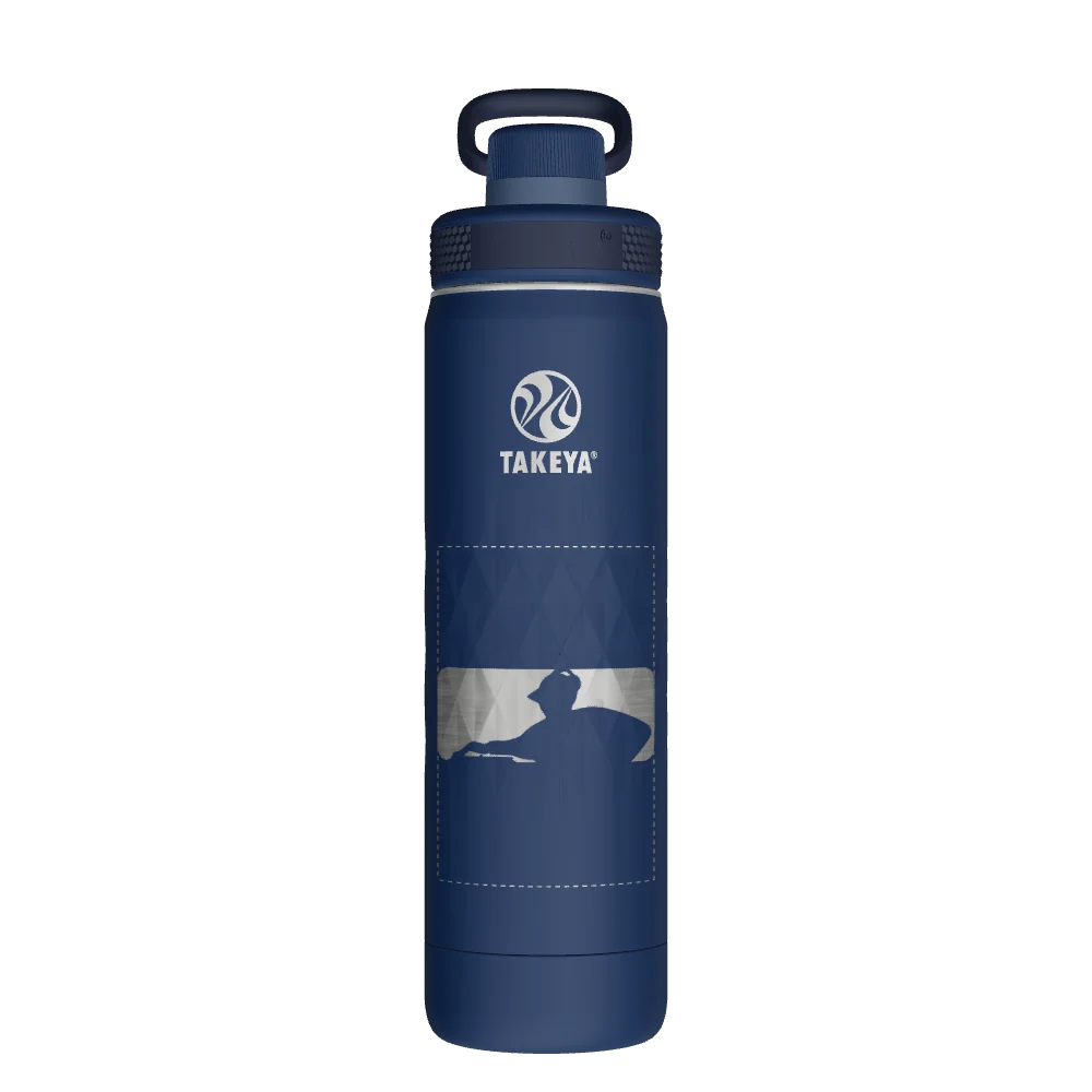 Takeya Sport Water Bottle - 22oz Indigo Spout - Model 51316-TAKEYA-SPORT-WATER-BOTTLE-CUSTOMIZED-261-22OZ-INDIGO-SPOUT