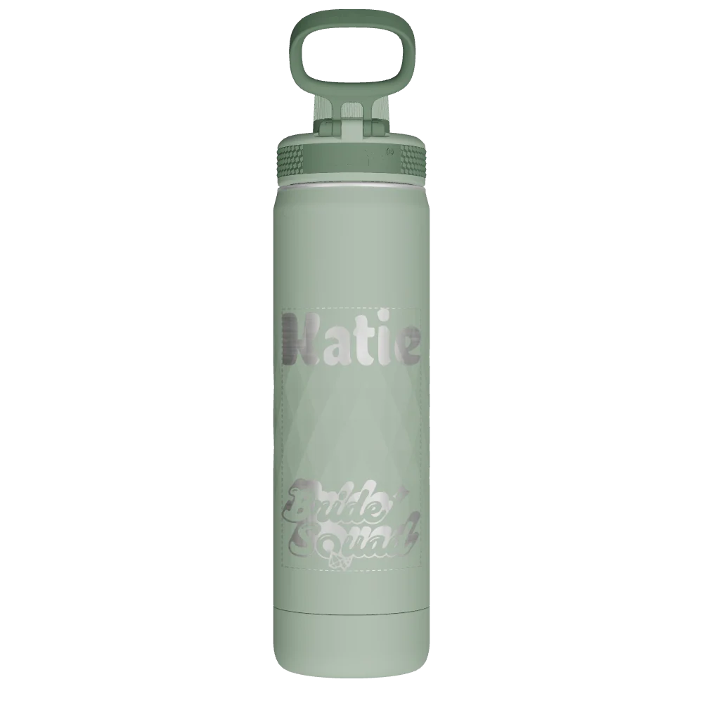 Takeya Sport Water Bottle - 22oz Eucalyptus Spout - Model 51318-TAKEYA-SPORT-WATER-BOTTLE-CUSTOMIZED-161-22OZ-EUCALYPTUS-SPOUT