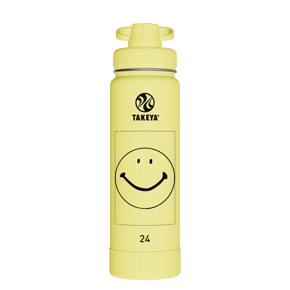 Takeya Actives Water Bottle With Spout Lid - 24oz Canary