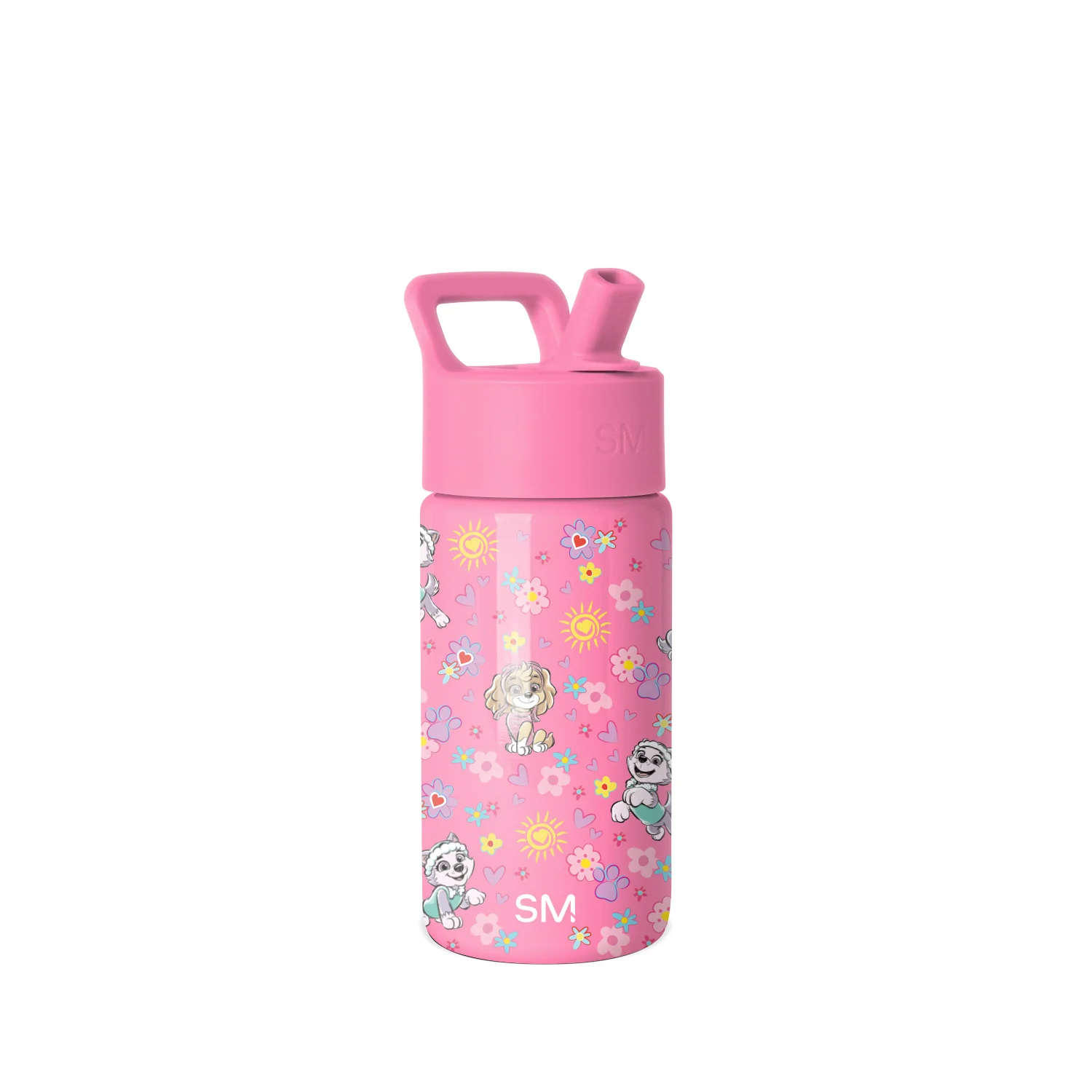 Simple Modern Summit Kids Water Bottle with Straw Lid - 14oz Paw Patrol Sunny Florals