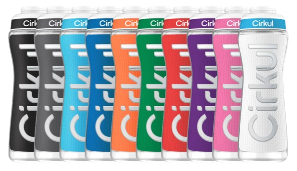 Cirkul 22oz. Grip Squeeze Plastic Bottle & Sport Lid