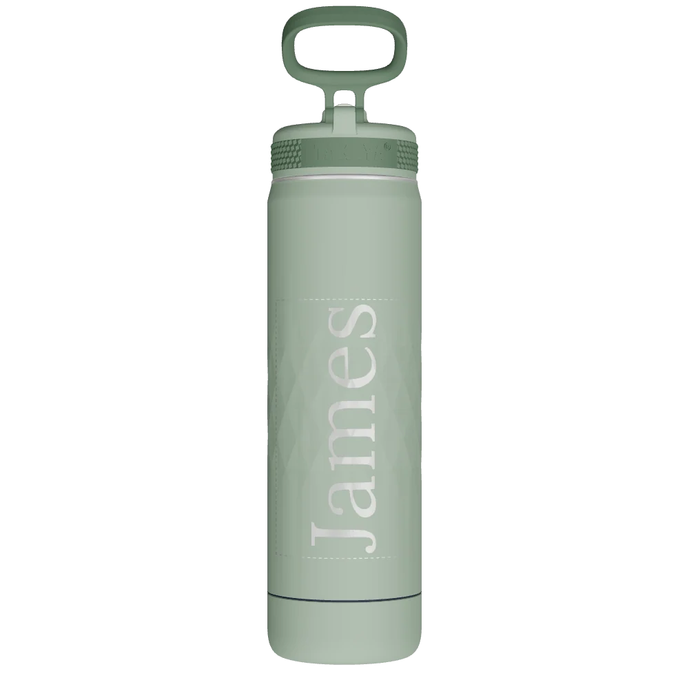 Takeya Sport Water Bottle - 22oz Eucalyptus Straw - Model 51326-TAKEYA-SPORT-WATER-BOTTLE-CUSTOMIZED-278-22OZ-EUCALYPTUS-STRAW