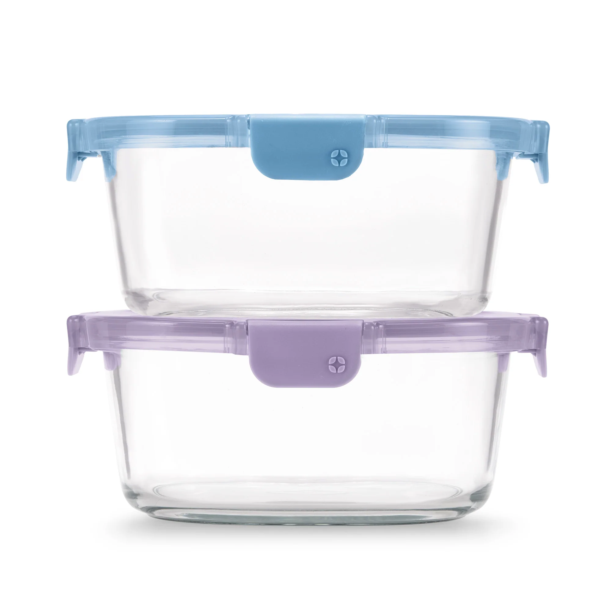 Ello Color Lock® Glass 7 Cup Round 4pc Set