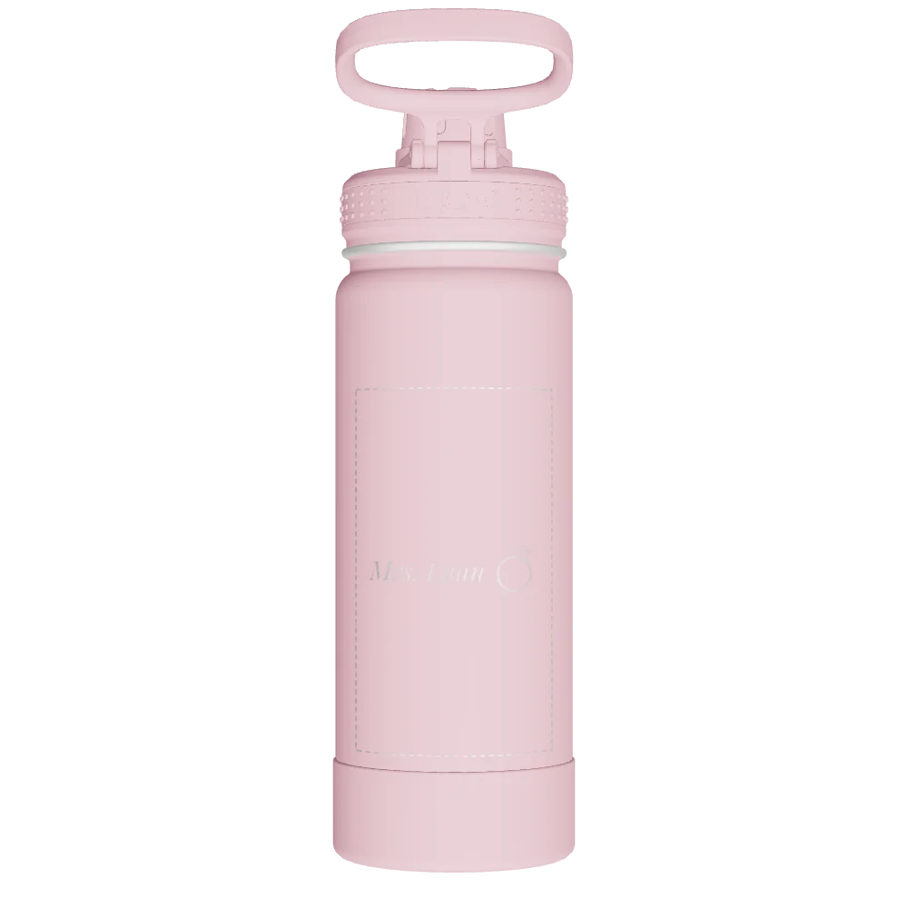 Takeya Actives Water Bottle With Spout Lid - 18oz Blush - Model 51079-TAKEYA-ACTIVES-WATER-BOTTLE-WITH-SPOUT-LID-CUSTOMIZED-228-18OZ-BLUSH