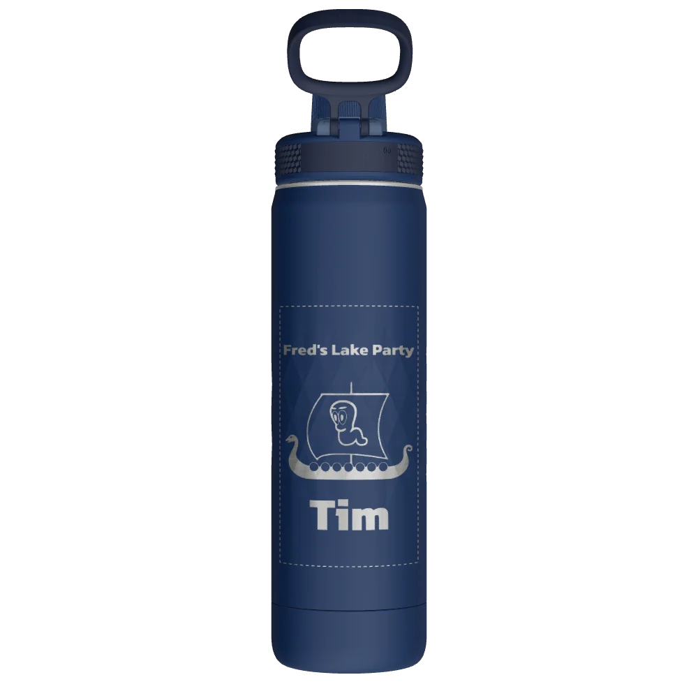 Takeya Sport Water Bottle - 22oz Indigo Spout - Model 51316-TAKEYA-SPORT-WATER-BOTTLE-CUSTOMIZED-216-22OZ-INDIGO-SPOUT